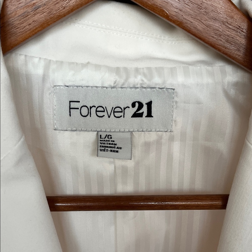 Forever 21 Women's Ivory Blazer - Picture 2 of 2